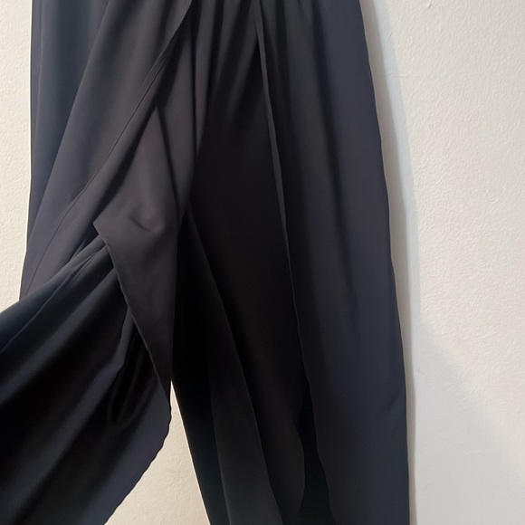 Afitne pant - black palazzo size M pocket layer fashionist flowy baggy relax - Picture 5 of 11